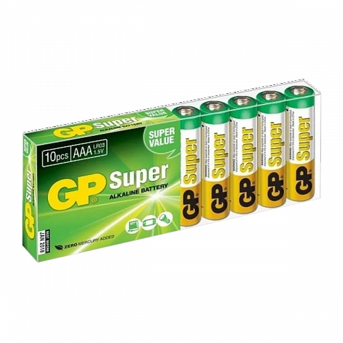 Элемент питания алкалиновый GP LR03 (10 шт. в блистере) GP 24A-2CRB10